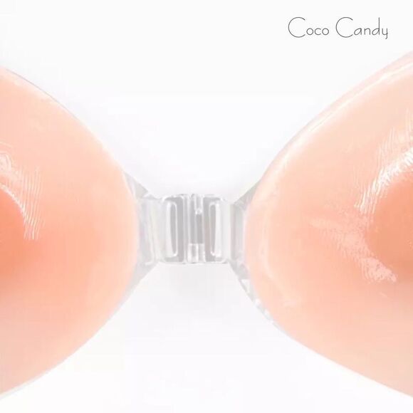 🆕Silicone Invisible Sticky Strapless Push Bra - Picture 6 of 8